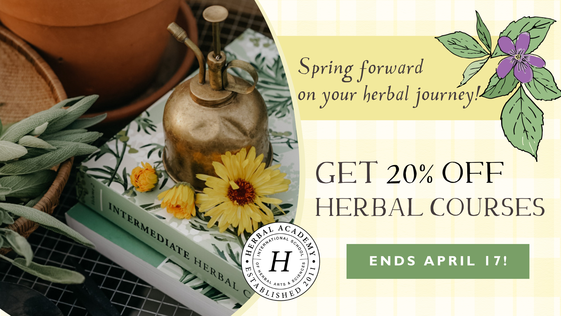 Join Herbal Academy Free Herbalist Day Webinar Series 2